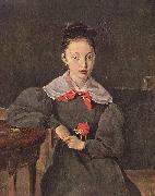 Jean-Baptiste Camille Corot Portrait of Octavie Sennegon, the artist's niece oil painting artist